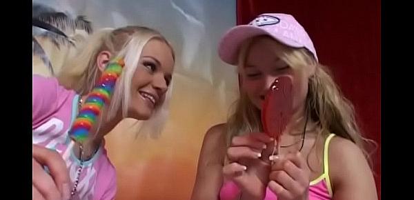  Pretty Dutch Lesbian Babes With Toys